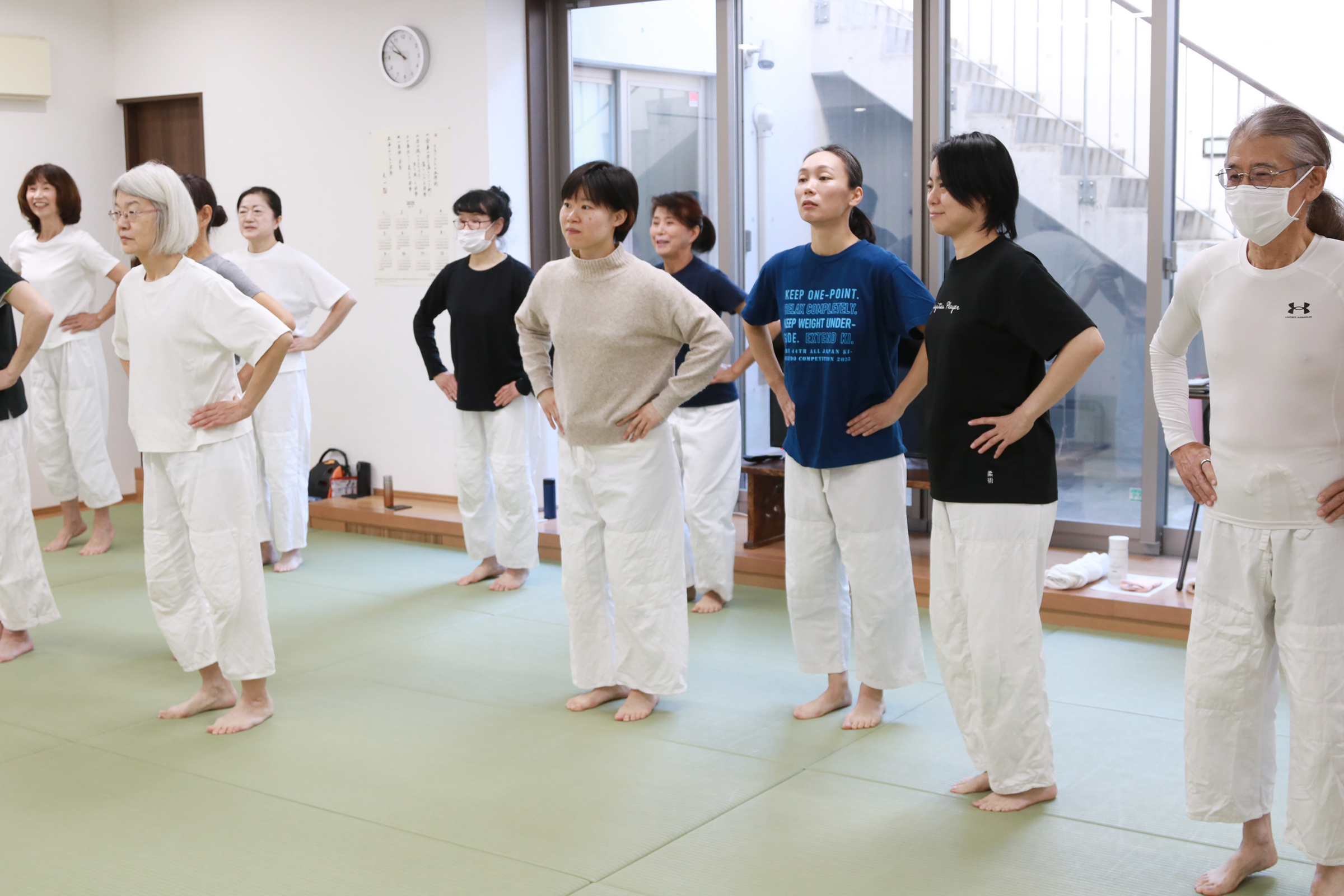 自然な姿勢の確認